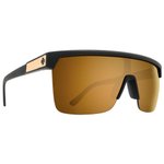 Spy Sunglasses Flynn 5050 25 Anniv Matte Blac K Gold - Hd Plus Bronze With G Overview