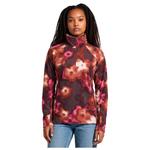 Columbia Fleece Glacial IV Print 1/2 Zip Red Oxide Dyeflower Präsentation