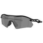 Oakley Zonnebrillen Radar Plate Matte Black Prizm Black Polarized Voorstelling