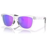 Oakley Zonnebrillen Frogskins Range Range Matte Clear Prizm Violet Voorstelling