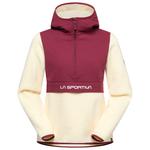 La Sportiva Polaire Guidance Sherpa Hoody W Chalk Redwood Présentation