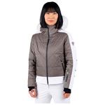 Rossignol Ski Jacket W Ventina Bomber Silver Overview