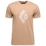 Black Diamond Tee-shirt d’escalade Engineered Diamond Short Sleeve Mushroom Présentation