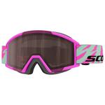 Scott Masque de Ski Shield Pro Junior Neon Pink Mint Green Silver Chrome Présentation