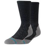Stance Chaussettes Perf Run Crew Light Cushion Sock Powder Split Black Présentation