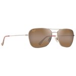 Maui Jim Occhiali da sole Naauao Doré Clair Brillant Rouge Marron Bronze HCL MauiPure Presentazione