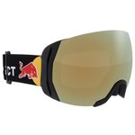 Red Bull Spect Maschera Sight-005 Black-Gold Snow, Brown With Go Presentazione