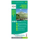 IGN Karte Pyrénées Ariegeoises Mont Valier Picque d'Estats Präsentation