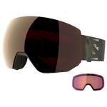 Salomon Maschera Radium Pro Olive Night Sigma Gun Metal + Sigma Light Blue Presentazione