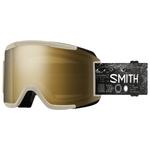 Smith Skibrillen Squad Chalk Space Invader Chromapop Sun Black Gold Mirror + Clear Voorstelling