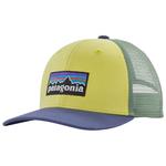 Patagonia Cap Kid's Trucker Hat P-6 Logo Nearly Green Präsentation
