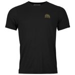 Ortovox Tee-shirt de rando 120 Cool Tec Mtn Stripe M Black Raven Présentation
