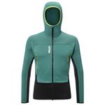 Millet Fleece Fusion Grid Hoodie Bottle Black Overview