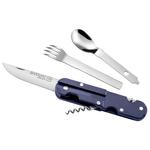 TB Outdoor Cuchillos/navajas Bivouac Set Bleu Presentación