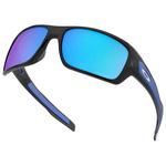 Oakley Zonnebrillen Turbine Black Ink Sapphire Iridium Boven
