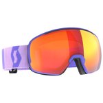 Scott Masque de Ski Sphere Otg Lavender Purple Light Sensitive Red Chrome Présentation