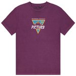 Picture Camiseta Poeny Purple Wine Washed Presentación