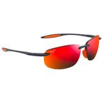 Maui Jim Sonnenbrille Hookipa Ultra Matte Solid Dark Blue Hawaii Lava MauiUltra Präsentation