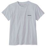 Patagonia Tee-shirt P-6 Logo Responsibili-Tee White Présentation