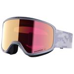 Salomon Skibrille Aksium 2.0 Blue Granite Multilayer Ruby Präsentation