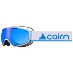Cairn Skibrille Genius Otg Mat White Blue Blue Mirror Spx3000 Ium Präsentation