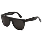 Retro Super Future Sunglasses Flat Top Black Black Overview