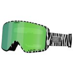Giro Skibrille Method Black White Animal Vivid Emerald + Vivid Infrared Präsentation