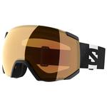 Salomon Skibrille Radium Black Photo Multilayer Red Präsentation