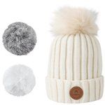Cabaia Mutsen Kir Royal Beanie White Lurex Voorstelling