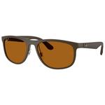 Ray Ban Lunettes de soleil RB4468 Mat Sans Brown Chromance Brown Polar Présentation