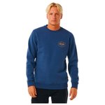 Rip Curl Sweat Stapler Crew Washed Navy Présentation