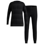 Odlo Active Warm Set Kids Black Grey Melange 
