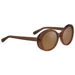 Serengeti Sunglasses Bacall Shiny Crystal Caramel Brown Drivers Gradient Overview