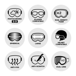 Cairn Maschera Spot Mat Black Otg Photochromic Keypoints