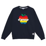 French Disorder Sweatshirt Rosie Pomme D'Amour Navy Overview