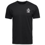 Black Diamond Klim T-shirt M Boulder Ss Tee Black Voorstelling