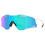 Oakley Occhiali da sole Cybr Zero Polished White Prizm Sapphire Presentazione
