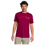 Trangoworld Maglietta da trekking Serneus Beet Red Presentazione