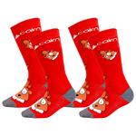 Cairn Sokken Duo Pack Spirit Junior Red Marmot Voorstelling