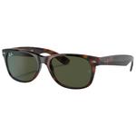 Ray Ban Sonnenbrille RB2132 New Wayfarer Classic Polished Tortoise Green G-15 Präsentation