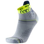 Sidas Socks Run Feel Ankle Grey Yellow Overview
