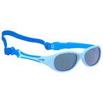 AZR Sonnenbrille Teddy Bleue Vernie Gris Miroir Präsentation