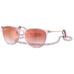 Ray Ban Gafas RB9060S Erika Kids Polished Translucide Purple Gradient Red Incolore Presentación