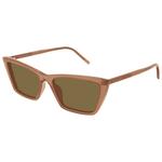 Saint Laurent Occhiali da sole SL 737 Mica Thin 009 Brown Presentazione