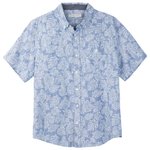 Outerknown Camisa Atlantic SS Linen Shirt Linen Leaves Presentación