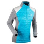 Bjorn Daehlie Sweat Sportswear Nordique Half Zip Comfy Wmn Light Grey Melange Présentation