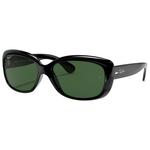 Ray Ban Zonnebrillen RB4101 Jackie Ohh Polished Black Dark Green Voorstelling