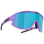Bliz Sunglasses Fusion Small Matte Purple Brown Blue Multi Overview
