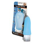 Travel Safe Hygiene-Fläschchen Travelsqueeze Bottle 90Ml Blue Blue Präsentation