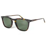 Binocle Eyewear Sunglasses Square Shiny Tortoise Grey Green Polarized Overview